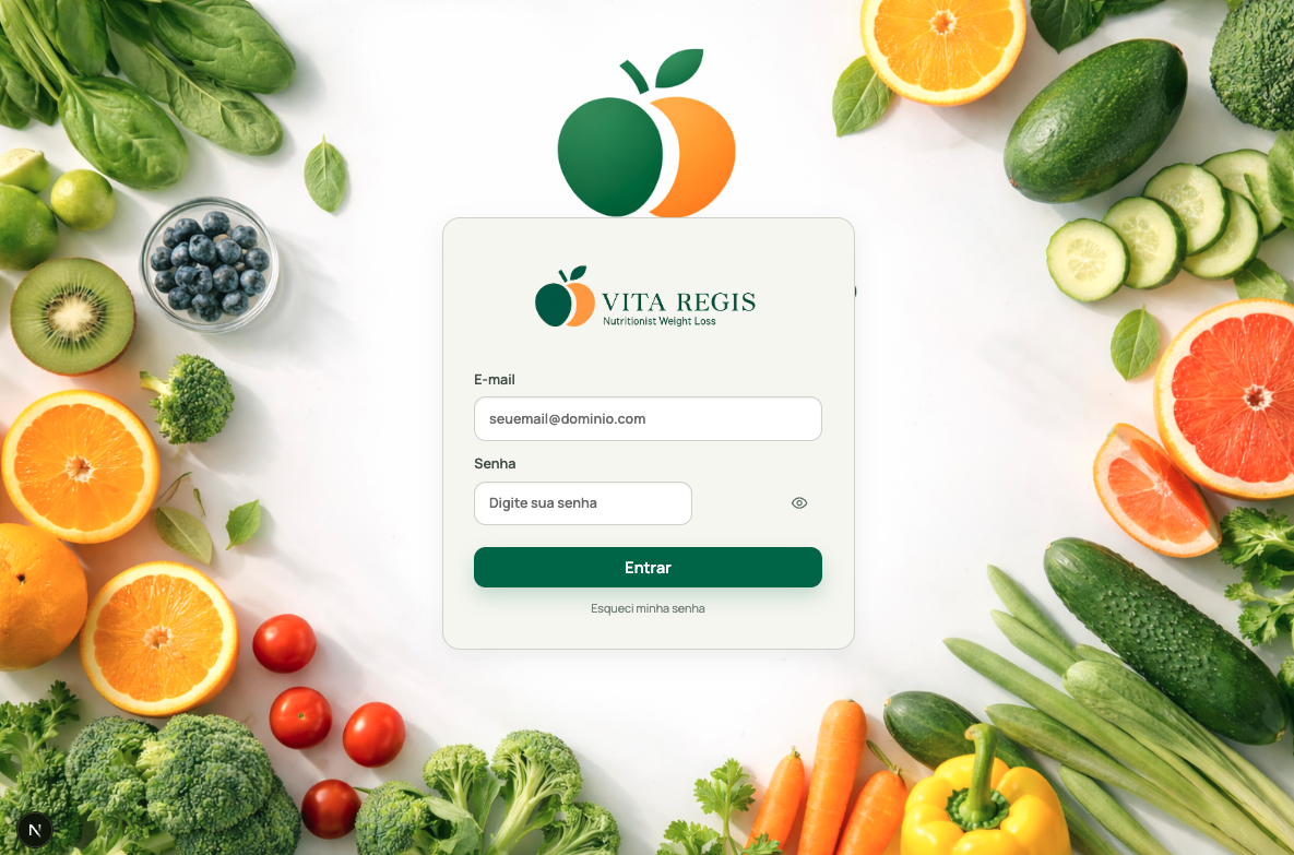 VitaRegis - plataforma e app para nutrição com IA